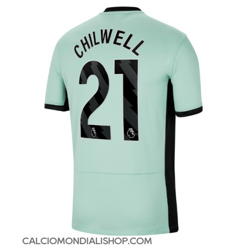 Maglie da calcio Chelsea Ben Chilwell #21 Terza Maglia 2023-24 Manica Corta